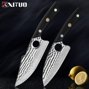 Silan Online Shop סכינים+כלי מטבח Kitchen Knives Sets Sharp Cutting Meat Multifunctional Chef Professional Cutter